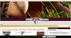 Desktop Screenshot of erding-mallards.de